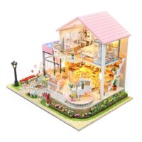 MÔ HÌNH NHÀ GỖ 3D DIY DOLL HOUSE SWEET WORDS-13846 ( TẶNG BỘ DỤNG CỤ & CỐT NHẠC )