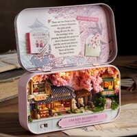 Mô hình nhà gỗ búp bê, nhà gỗ mini DIY tự làm