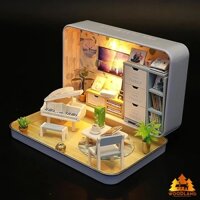 Mô hình nhà gỗ DIY Rạp hát Hạnh Phúc