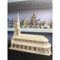 Mô hình nhà thờ Công giáo Mini Dài 15cm
