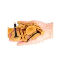 Mô hình nhạc cụ kèn mini mô phỏng mới, kèn Pháp, saxophone, guitar, violin, kèn clarinet, trang trí tĩnh O809