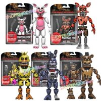 Mô Hình Nhân Vật bonnie foxy chica freddy Bằng pvc - jinn- fnaf