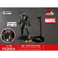 Mô hình nhân vật Marvel Iron man người sắt black MK1 Mark 1 War machine SHF tỉ lệ 1:10 18CM ZD Toys FG265