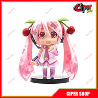 Mô hình nhân vật Miku Chibi - Figure Miku - mô hình miku chibi - Hồng