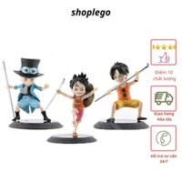 Mô Hình Nhân Vật one piece Figure Bộ Ba Anh Em Ace-Sabo-Luffy thời niên thiếu