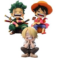 Mô hình nhân vật One Piece Sanji Zoro Chibi cute hàng cao cấp siêu đẹp cao 13cm