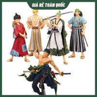 Mô Hình Nhân Vật One Piece Zoro Luffy Usopp Sanji Mặc Kimono Ở Wano Quốc Cao 17 Cm