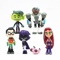 Mô Hình Nhân Vật Robin Trong Justice League Thiếu Niên Titans Go Trang Trí Bánh Kem