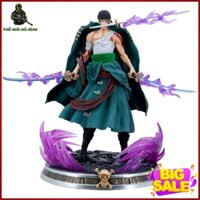 Mô Hình Nhân vật Roronoa Zoro 3 kiếm Cao 22cm, Mô hình One Piece, Figure anime MH03