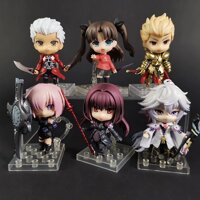 Mô hình nhân vật Saber Nendoroid Tohsaka Rin 409 # Gilgamesh 410 # Mash Kyrielite 664 # 486 # bằng PVC