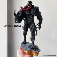 Mô hình nhân vật Venom 30cm figure Marvel Legend quái vật Venom 2018 trang trí đồ chơi siêu anh hùng người nhện đen ác