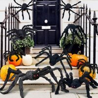 Mô hình nhện trang trí Halloween 75cm phụ kiện trang trí tiệc halloween