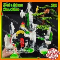 Mô Hình Núi- Hòn non Bộ - Trang Trí Bể cá (Mẫu 91)