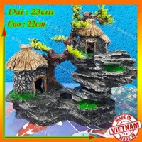 Mô Hình Núi- Hòn non Bộ - Trang Trí Bể cá (Mẫu 87a)
