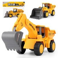 Mô hình ô tô đồ chơi xúc cát-cần cẩu đồ chơi cho bé trai-ô tô