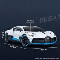 Mô hình ô tô hợp kim Bugatti DIVO tỉ lệ 1:18 âm thanh và ánh sáng kéo về xe ô tô thể thao đồ chơi quà tặng cho trẻ em🚂H