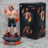 Mô hình One Piece Ace dáng đứng với tay lửa, Figure D.Ace One Piece, Luffy full box ToystationVN