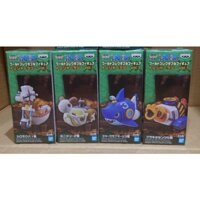 Mô hình One Piece - Bộ 4 tàu nhỏ của Tàu Sunny WCF chính hãng