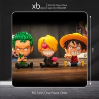 Mô Hình One Piece Chibi Các Nhân Vật Luffy, Zoro, Sanji, ACE, Doflamingo