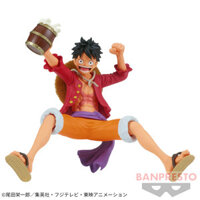 Mô hình one piece chính hãng Banpresto-Luffy uống bia cực đẹp