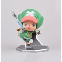 Mô hình One Piece Chopper Wano NinJa cầm nặng tay đầm sắc nét màu xanh tươi đẹp loại 1