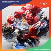 Mô hình One Piece Luffy Gear 4 Battle tứ hoàng Kaido dạng rồng 22cm  - Mô hình figure trang trí Hakai Shop