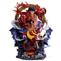 Mô hình One Piece, Luffy mũ  trạng tháo Gear 4 Wano quốc - Khangmohinhgiare