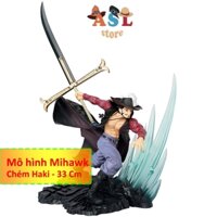 Mô hình One Piece Mihawk Mắt diều hâu tư thế chém Zoro cao 33cm nét đẹp - ASL Store mô hình anime (2)