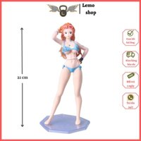 Mô hình one piece Nami mặc đồ bơi sexy, gợi cảm Lemoshop cao 21 cm đủ hộp, mô hình anime nữ đẹp