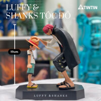 Mô Hình One Piece Shanks Và Luffy Chia Tay Nhau Shanks Tặng Mũ Rơm Cho Luffy Bộ Sưu Tầm One Piece 18 Cm
