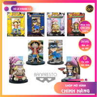 Mô hình One Piece WCF chính hãng Ichiban Kuji - Banpresto, nhân vật Luffy, Sabo, Roger, Newgate, Ace