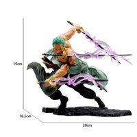 Mô hình One Piece Zoro 3000 thế giới có 2 đầu 3 vòng hắc kiếm  cao 20cm nặng 800gram bản cao cấp , figure mô hình anime