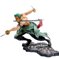 Mô hình One Piece Zoro 3000 thế giới có 2 đầu 3 vòng hắc kiếm cao 21cm nặng 800gram bản cao cấp , figure mô hình anmie