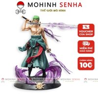 Mô hình One Piece Zoro có hiệu ứng hắc kiếm, figure anime onepiece, nhân vật anime chính hãng, mô hình zoro tam kiếm
