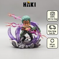 Mô hình One Piece Zoro Hắc Kiếm 3000 Thế Giới miniver cao 11cm Mô hình trang trí One Piece Zoro Haki Shop
