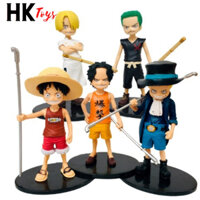 Mô hình Onepiece Bộ 5 nhân vật Luffy Zoro Sanji ACE Sabo lúc nhỏ hàngsiêu đẹp Cao 15cm - FIGURE ANIME ONE PIECE NO BOX