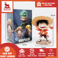 Mô Hình OnePiece Luffy dáng đứng Cao : 15cm nặng 200g - One Piece - Bọc Túi Opp - Hộp Màu