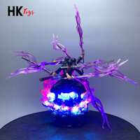 Mô Hình OnePiece Zoro Asura 3 đầu 6 tay siêu ngầu bản nhỏ Chế Led - Cao 24cm nặng 360gram - Figure OnePiece - Hộp màu