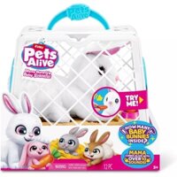 Mô hình Pets Alive Mama Bunny & Baby Surprise Thú cưng điện tử của ZURU