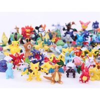 Mô Hình PokeMon, Bộ 144 Pokemon khác nhau, Ngâu Nhiên 1 Nhân Vật