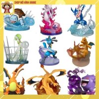 Mô Hình Pokemon Huyền Thoại Hiệu Ứng Skill Đặc Biệt, Pikachu, Lizardo, Cao 17cm, Mô Hình Decor Trang Trí, Bộ Sưu Tập