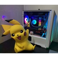 Mô hình pokemon lớn tỉ lệ thật huyền thoại Pikachu có 2 cặp tai nam châm thay thế 2064