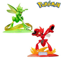 Mô hình Pokemon Scyther Scizor hình anime Nhật Bản ngoại vi bộ sưu tập đồ trang trí đồ chơi trẻ em Quà tặng sinh nhật Kawaii