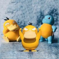 Mô Hình Pokemon Vịt Psyduck Bối Rối, Rùa Squirtle Decor Bàn Học Đồ Trang Trí Pokemon Zenigame Psy Duck nguyễn gia group