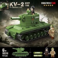 mô hình quân đội Tương thích với các khối xây dựng xe tăng LEGO WWII mô hình lắp ghép Hàng giao ngay