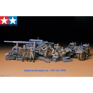 Mô hình quân sự 35017 88mm Gun Flak 36/37 Tamiya