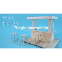 Mô hình quầy bar que kem handmade