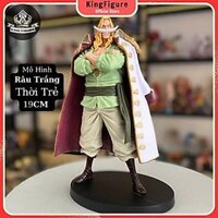 Mô hình Râu Trắng thời trẻ Đứng Siêu Ngầu - cao 18.5cm - Nặng 309 Gram - Figure One Piece