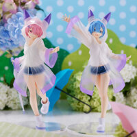 Mô hình re zero chính hãng sega cực đẹp : Ram và rem figure ngày mưa cực xinh sắn