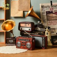 Mô hình retro TIVI, ĐIỆN THOẠI, ĐÀI, MÁY PHÁT NHẠC trưng bày kệ tủ, decor phòng khách, bàn làm việc, quà tặng lưu niệm